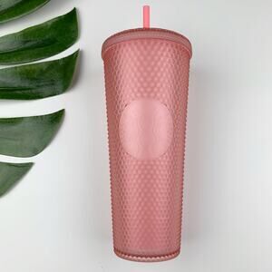 Starbucks Pink Studded Tumbler Travel Cup Venti 24oz
